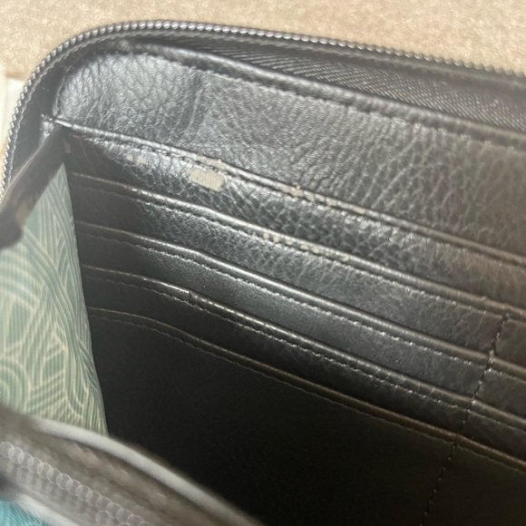 The Sak Black Leather Clutch Wallet - Picture 5 of 9